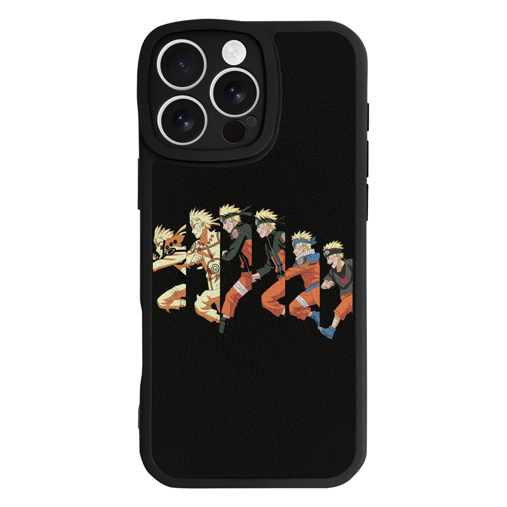 （画像用） NARUTO -ナルト- うずまき ナルト Uzumaki Naruto 【iPhone 16シリーズ対応】シリコンスマホケース（レザー調） 材質：シリコン
